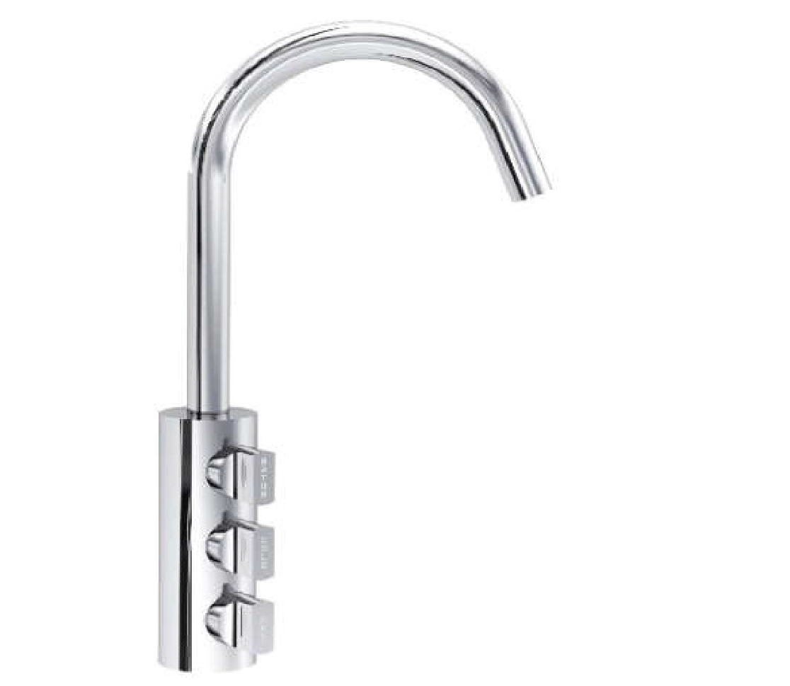 Erogatore meccanico a 3 vie canna bassa/alta Bow