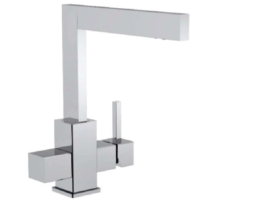 Miscelatore meccanico a 3 vie canna quadrata